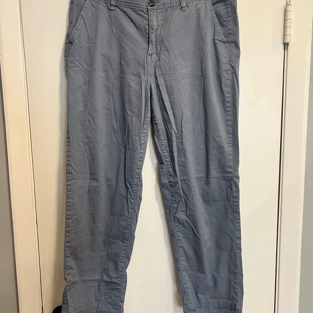 Women's Classic Gray Straight Leg Pants